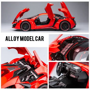 1:24 LYKAN HYPERSPORT ALLOY DIECAST MODEL